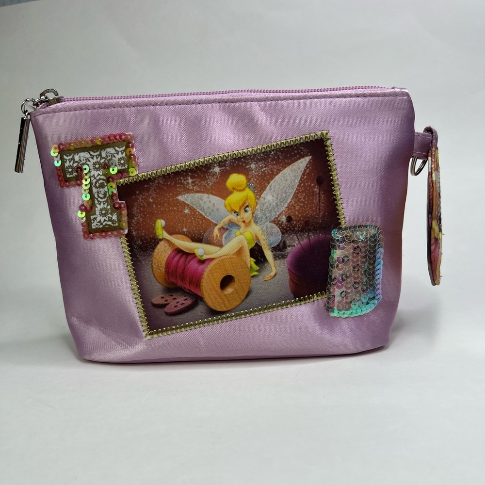 NWOT Disney Tinkerbell Cosmetic Makeup Organizer Case Pouch